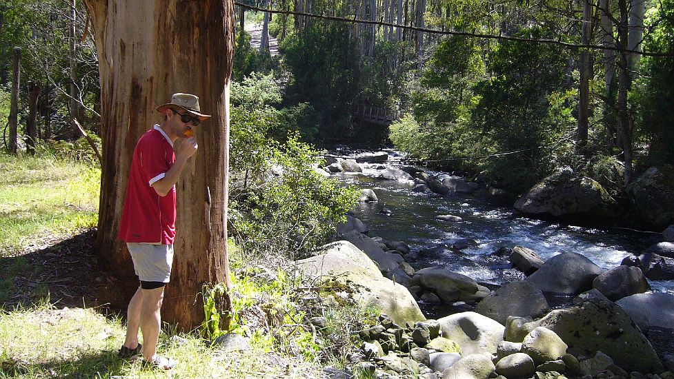 07-Ryan hydrates before the big ride.JPG
